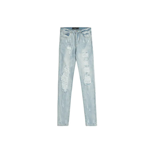 Men's Loose Fit Ripped High Street Jeans