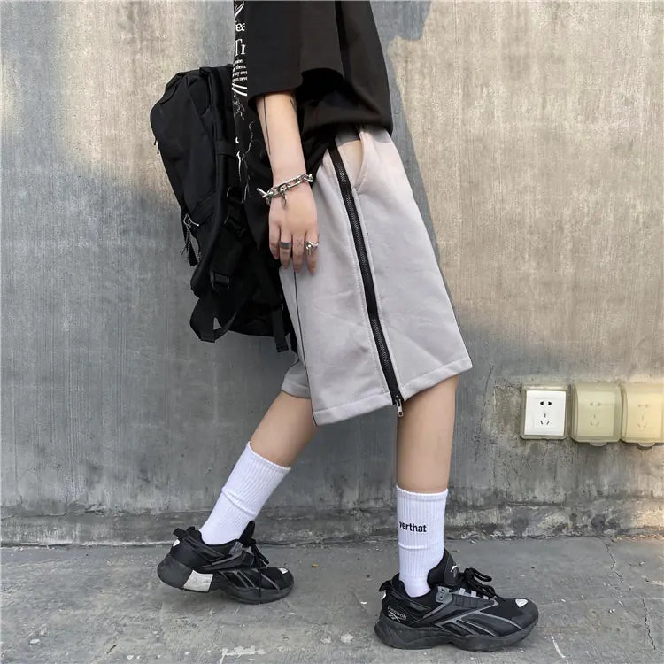Harajuku High Street Straight Wide-Leg Pants