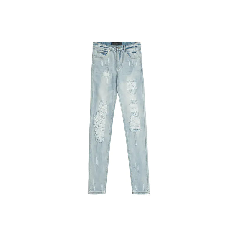 Men's Loose Fit Ripped High Street Jeans
